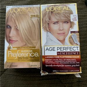 L'Oreal Paris Hair Color Set - Light Natural Blonde & Light Soft Golden Blonde